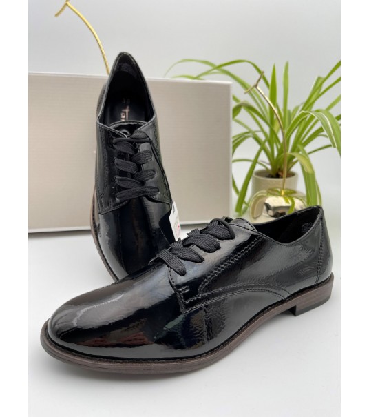Derbies Tamaris Noir Vernis