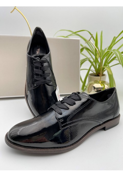 Derbies Tamaris Noir Vernis
