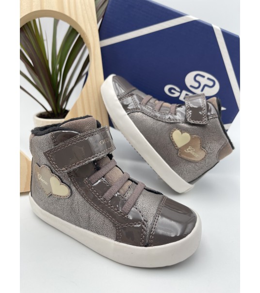 Baskets Geox Kilwy Girl Marron 2