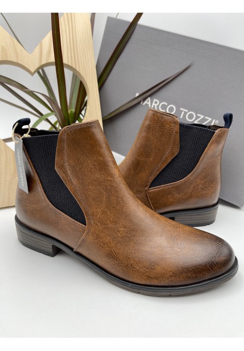 Bottines Chelsea Marco Tozzi Marron