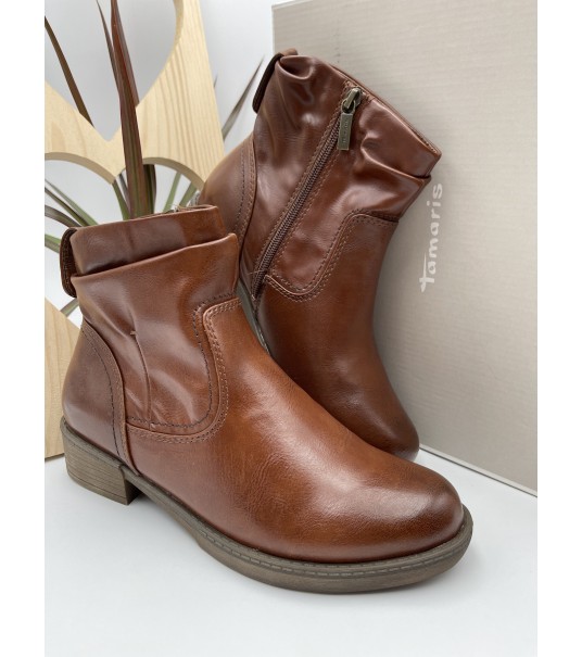 Bottines Tamaris Cognac 2
