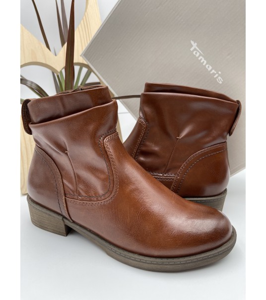 Bottines Tamaris Cognac