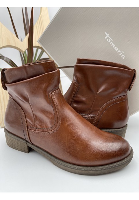 Bottines Tamaris Cognac