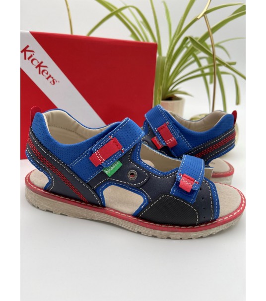 Sandales Kickers Pepper bleue
