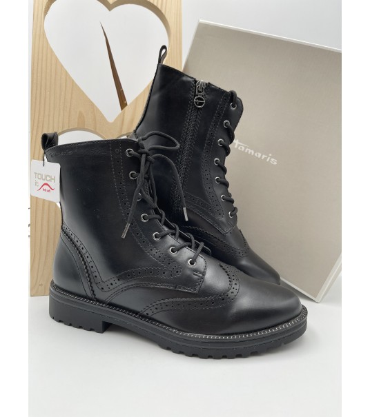 Bottines Tamaris à Lacets Noir