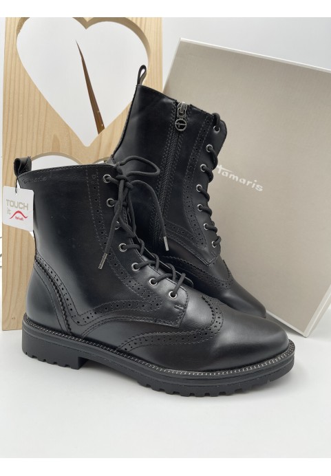 Bottines Tamaris à Lacets Noir