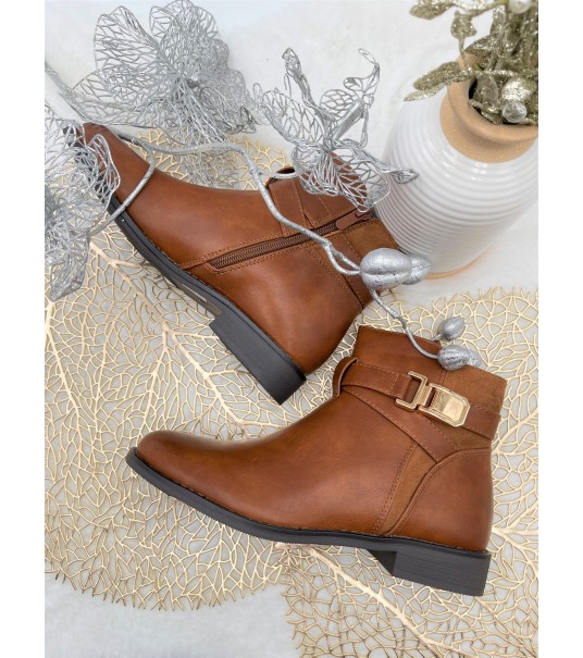 Bottines Chelsea Camel