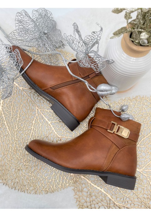 Bottines Chelsea Camel