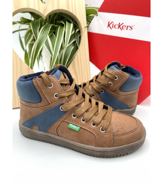 Baskets Kickers LOWELL Camel