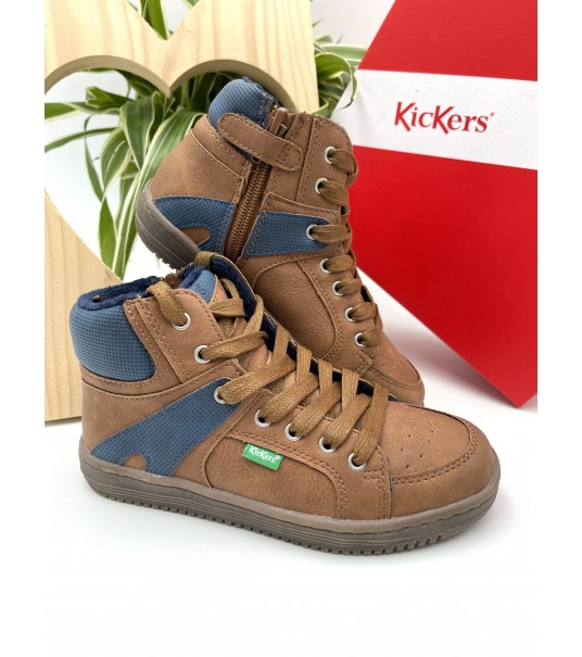 Baskets Kickers LOWELL Camel 2