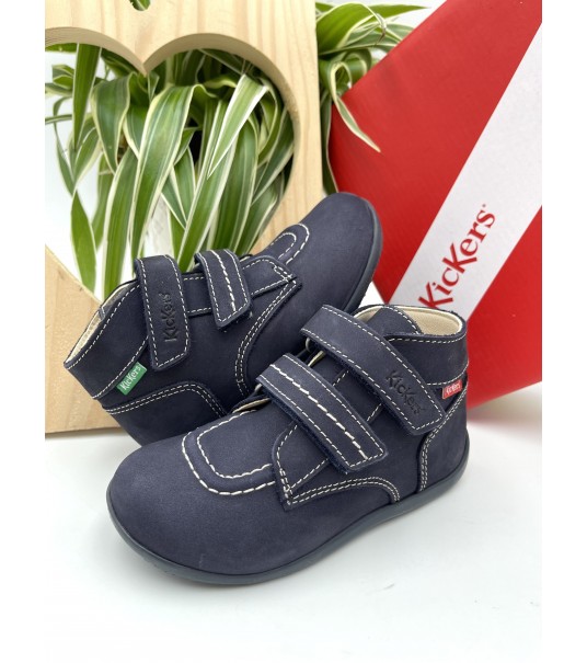 Bottines Kickers Bonkro Marine 2