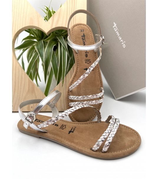 Tamaris Sandales Goya Argent