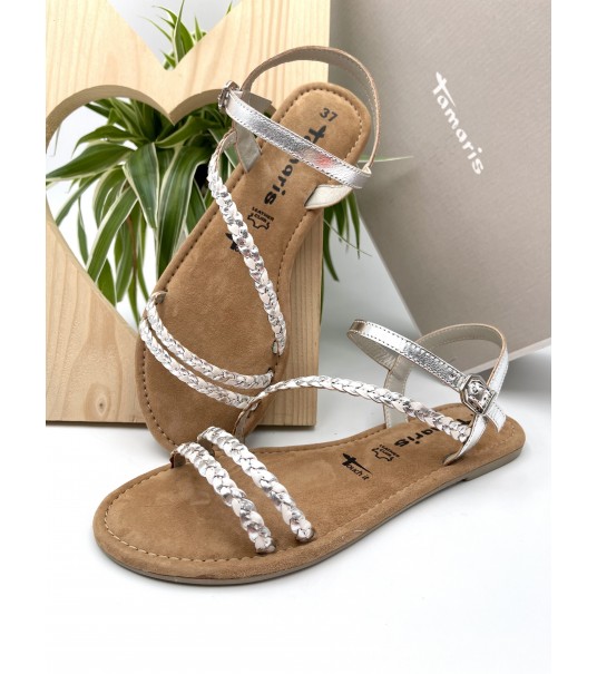 Tamaris Sandales Goya Argent 2