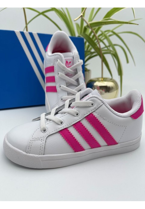 Adidas Coast Star EL I Blanc/rose
