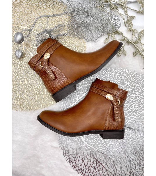 Bottines Lov'it Chelsea Marron