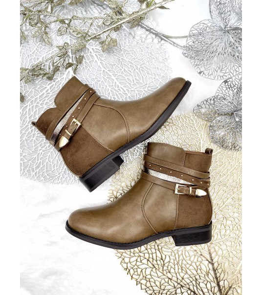 Bottines Lov'it Chelsea Taupe