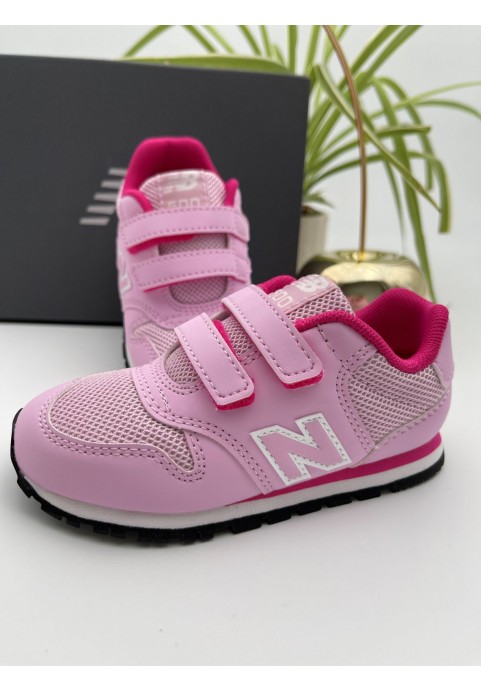 Baskets New Balance 500 rose clair