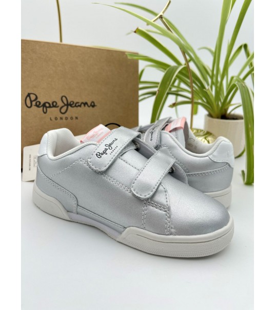 Baskets Pepe Jeans argenté