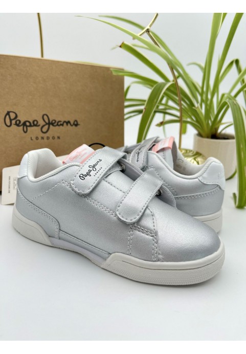 Baskets Pepe Jeans argenté